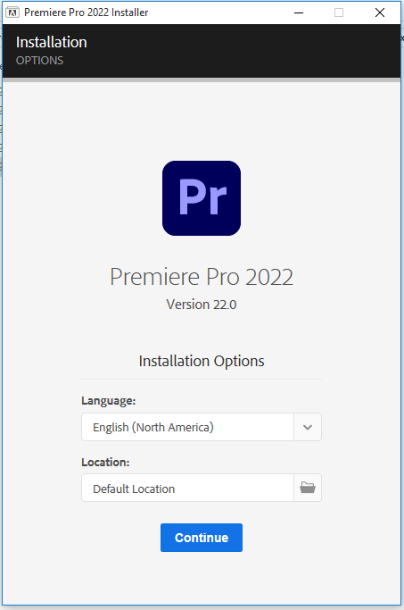 Adobe Premiere Pro 2022 